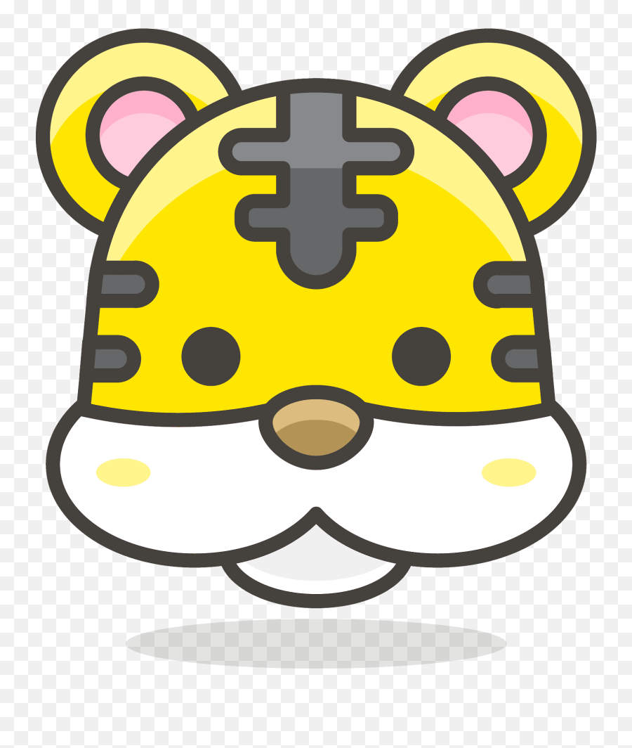 Tiger Face Emoji Clipart - Emoji,Tiger Face Emoji