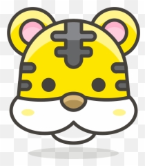 Tiger Face Emoji Clipart - Emoji,Tiger Face Emoji