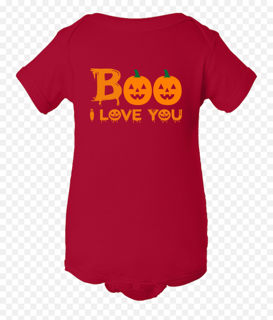 Boo I Love You - Halloween Baby Body Suit U2013 Pp T Suite Happy Emoji,Love You Emoticon