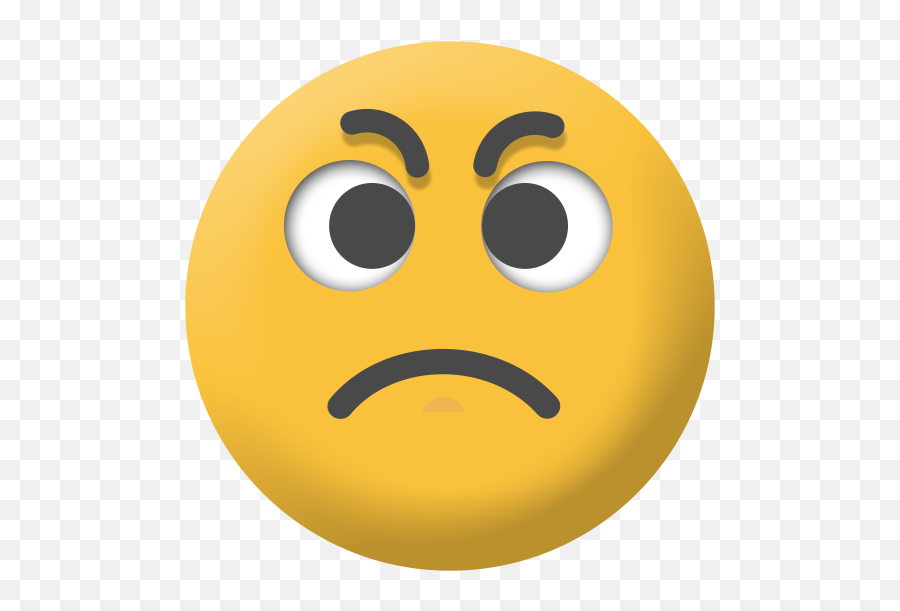Emoji Peeved - Happy,Angry Anime Emoji