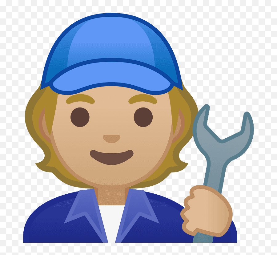 Mechanic Emoji Clipart - Cone Wrench,Handyman Emoji
