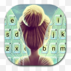 Download Fairy Girl Wing Keyboard Theme On Pc U0026 Mac With - Capinha Feminina De Celular Moto G9 Play Azul Emoji,Hot Emoji Copy And Paste
