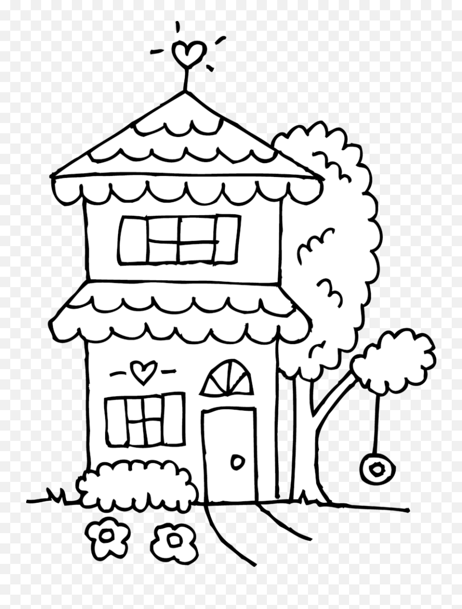 House Clipart Row House Row Transparent Free For Download - Black And White Setting Clip Art Emoji,Narwhal Emoji Copy And Paste