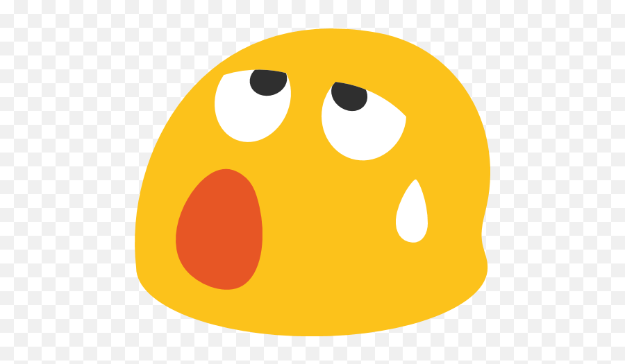 Face With Cold Sweat - Wiping Sweat Emoji,Stressed Emoji