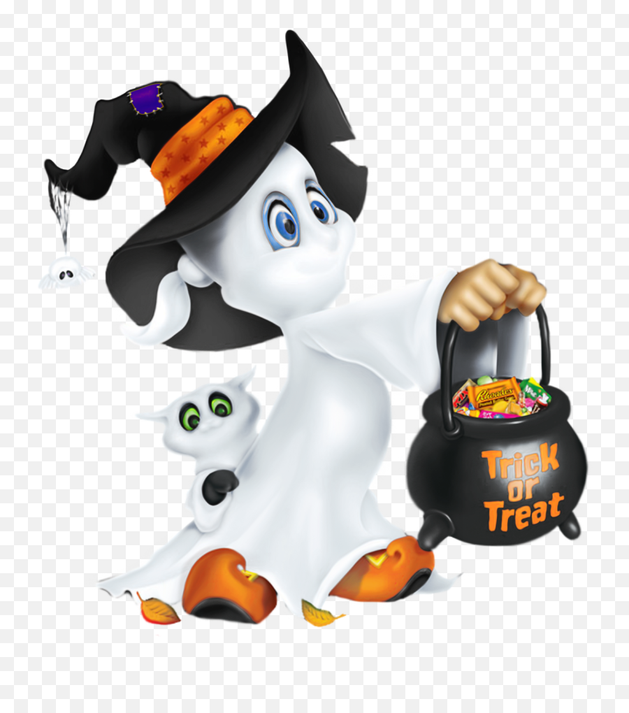 Cute Halloween Ghost Wallpapers - Top Free Cute Halloween Cute Transparent Background Halloween Clip Art Emoji,Halloween Emoticons Animated Free