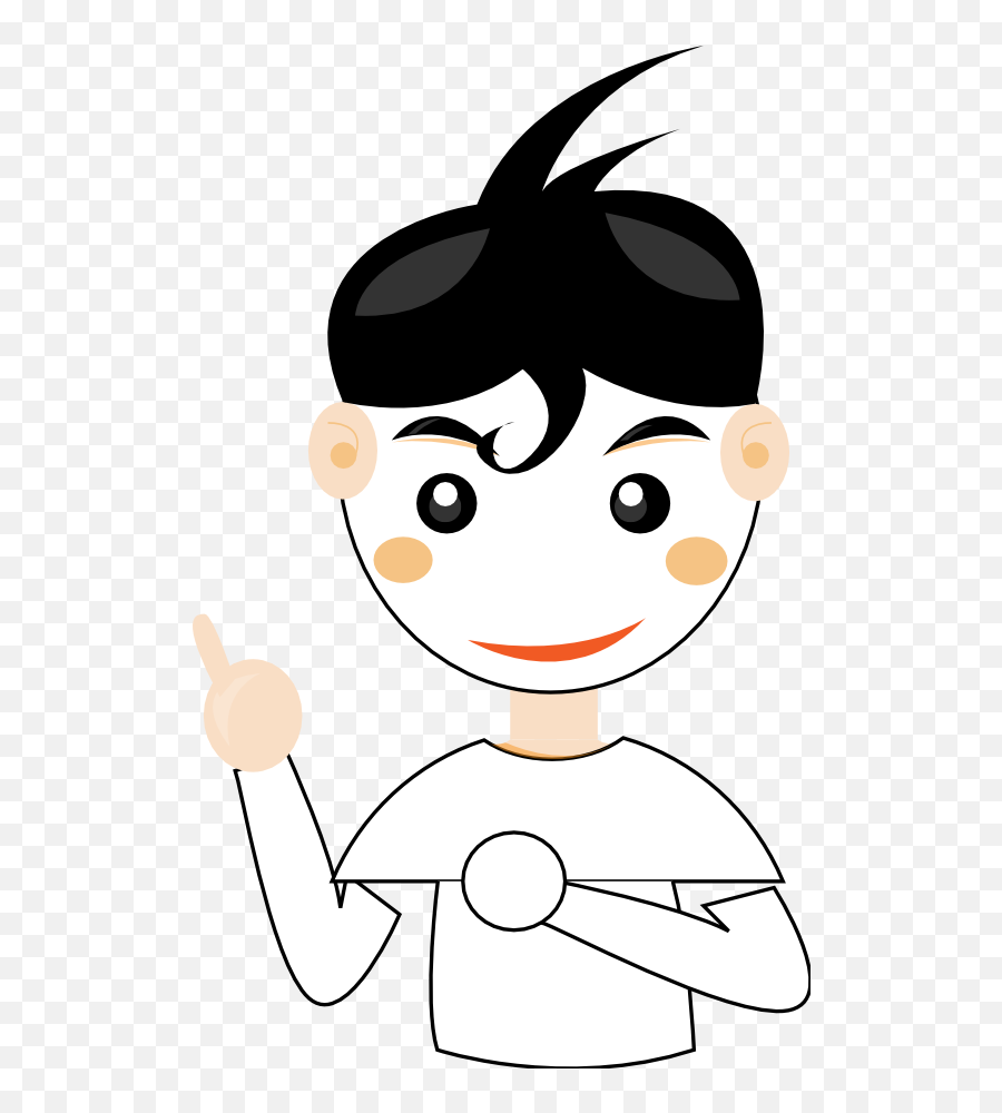 Boy 3 Black White Line Background Wall - Happy Emoji,Paper Pencil Boy Emoji