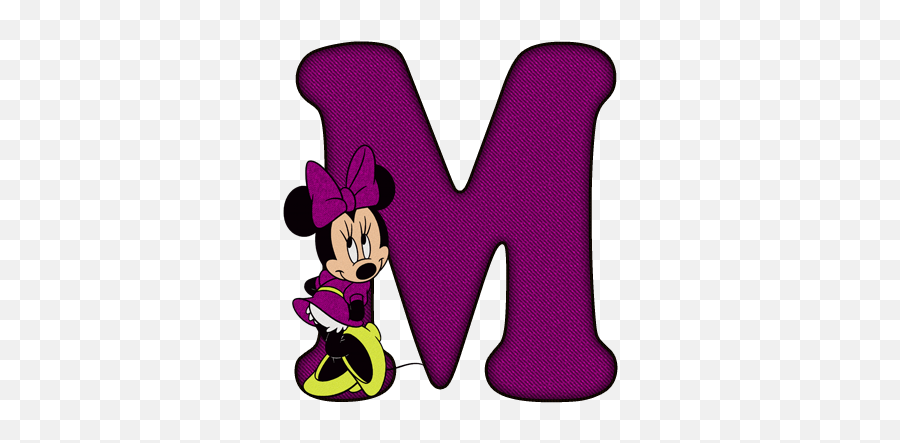 Mickey Mouse Wallpaper Disney Letters - Alfabeto Minnie En Purpura Emoji,Mickey Emoji For Iphone