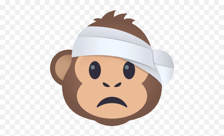 Injured Monkey Joypixels Gif - Injuredmonkey Monkey Joypixels Discover U0026 Share Gifs Gif Emoji,Monkey Face Emoji