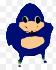 Dawae Sonic Knuckles Sticker - Blue Ugandan Knuckles Png Emoji,Do You Know Da Wae Emoji