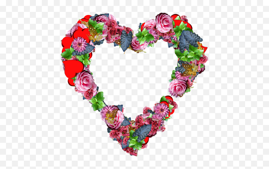 Imagens De Flores E Frutos - Heart Outline Made Of Flowers Emoji,Emoticons De Bebe Fazendo Biquinho
