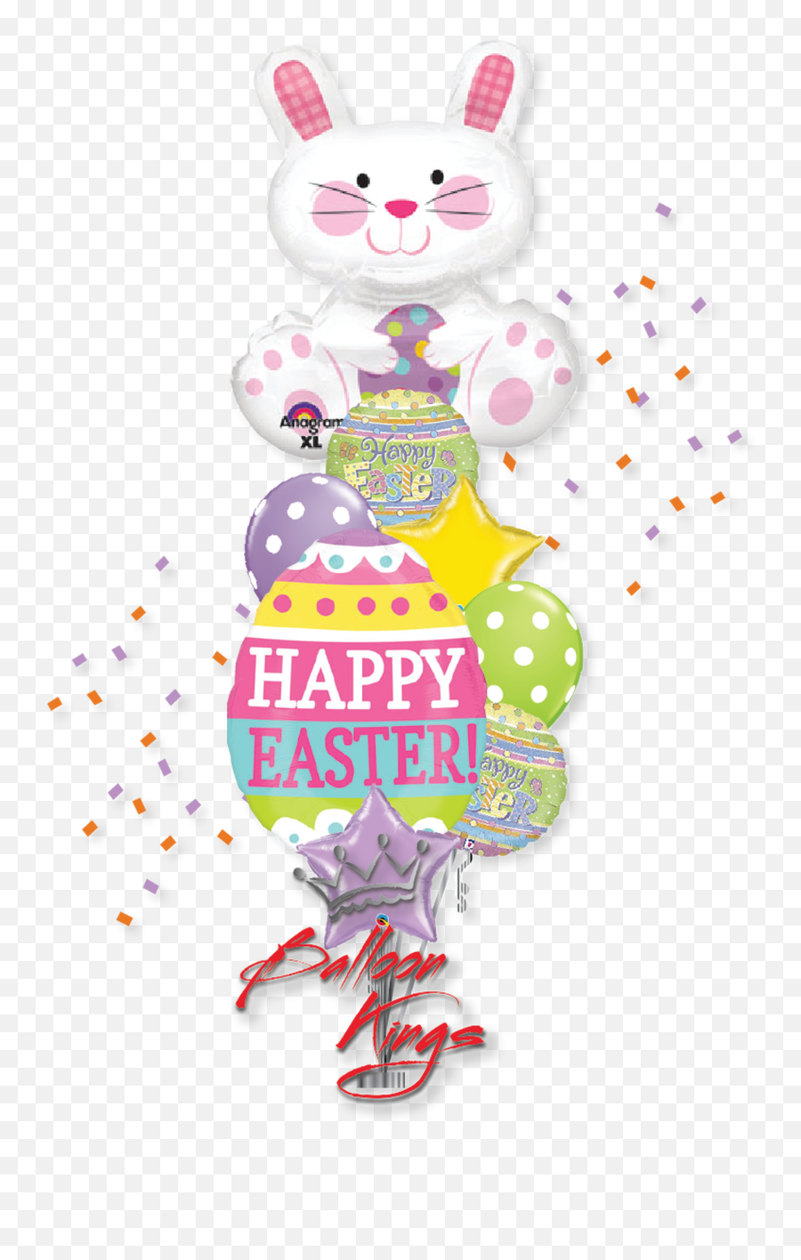 Cute Easter Bunny Large Bouquet - Dot Emoji,Happy Easter Emoji