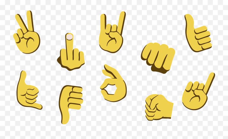 Emojishandssymbolssignsignals - Free Image From Needpixcom Whatsapp Hands Emoji,Peace Sign Emoji