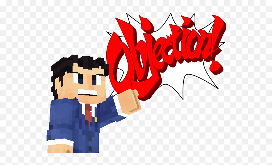 Phoenix Wright Ace Attorney Better In 3d Minecraft Skin - Zero Two Pointing Finger Emoji,Phoenix Wright Text Emoticons