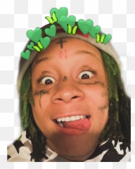 Trippieredd Trippie Sticker - Trippie Redd Gifs Cute Emoji,Trippie Redd With Emojis Around Him