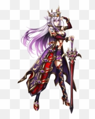 Anime Warrior Fantasy Girl Brave Frontier - Warrior Anime Characters Girls Emoji,What Is The Name Of The Anime, Where Females Emotions To Power Their Suits