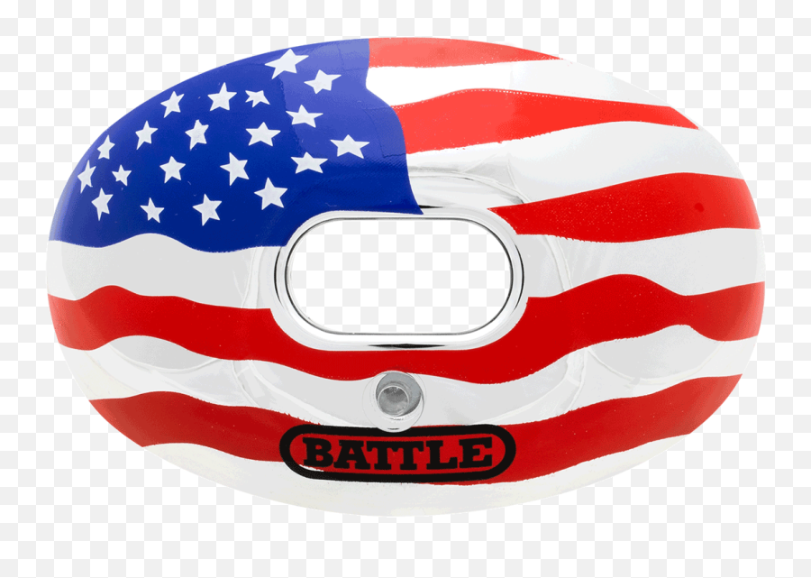 American Flag Chrome Oxygen Football Mouthguard Emoji,Fb Emoticon American Flag