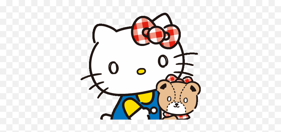 Hello Kitty Images - Hello Kitty Line Gif Emoji,Shinchan Emoticon