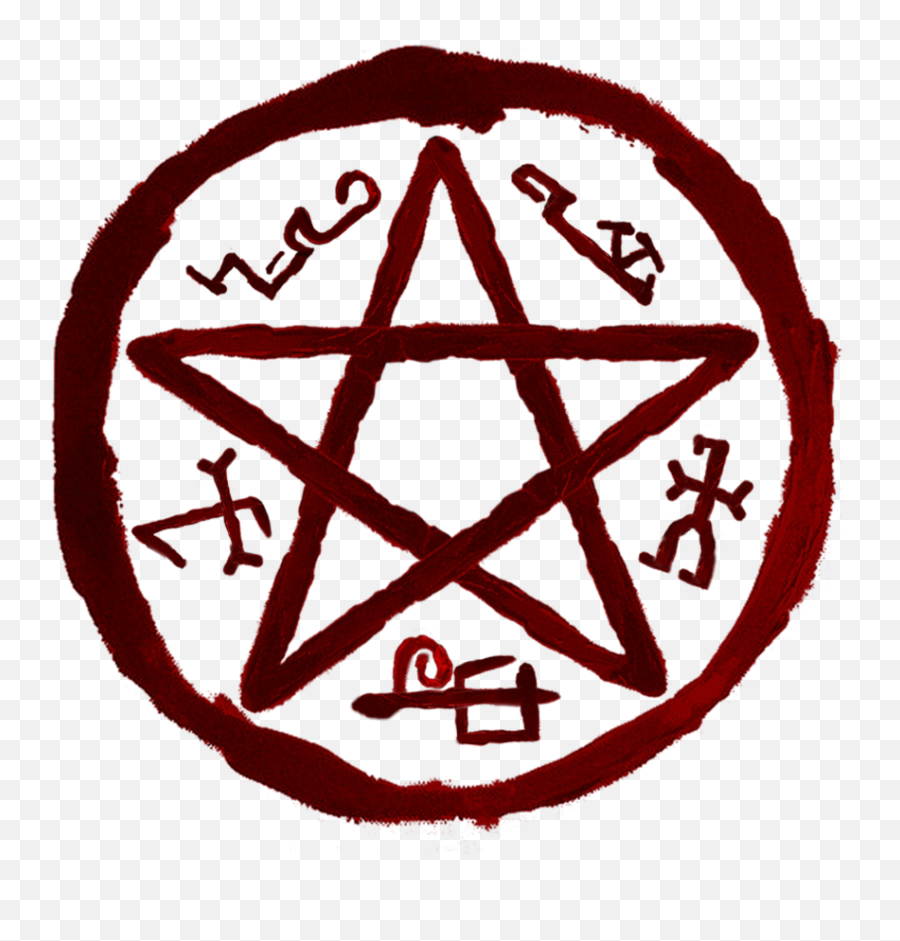 Supernatural Logo Png Clipart Png Mart - Supernatural Demon Trap Png Emoji,How To Describe Supernatural In Emojis
