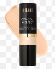 Milani Cosmetics - Milani Conceal Perfect Foundation Stick 200 Emoji,Milani Emotion Liquid Lipstick