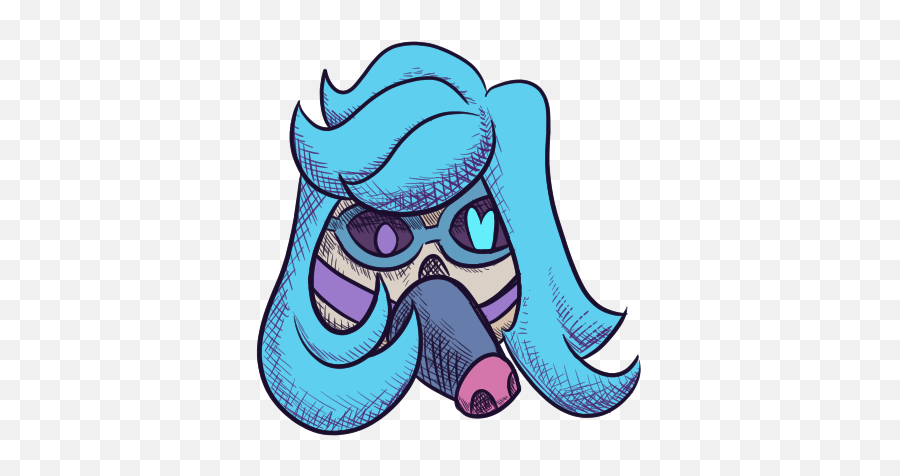 Cyan Emoji By Devilrat On Newgrounds - Diving Mask,Swimmer Emoji