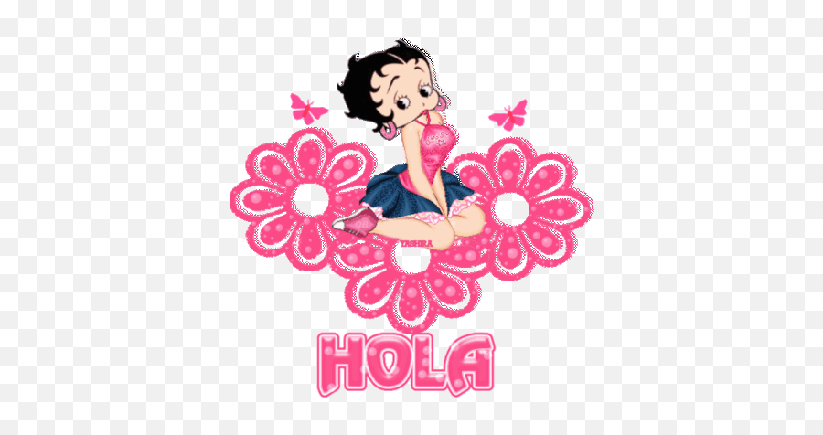 Betty Boop Glitter Pictures De Betty Boop Imagenes - Hola Gif Emoji,Rolleyes Emoji