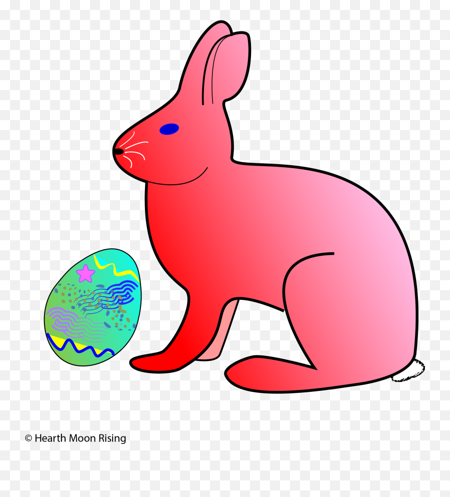 Eostre - Animal Figure Emoji,Pagan Easter Bunny Emoticons