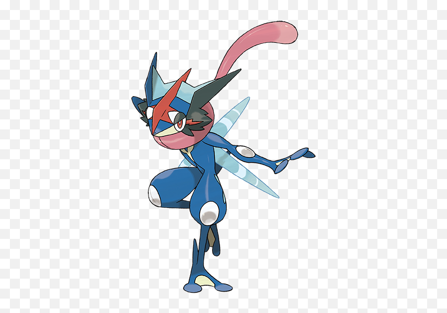 Ash Greninja Png - Ash Greninja Back View Transparent Png Pokemon Greninja Emoji,Lynch Emoji Discord