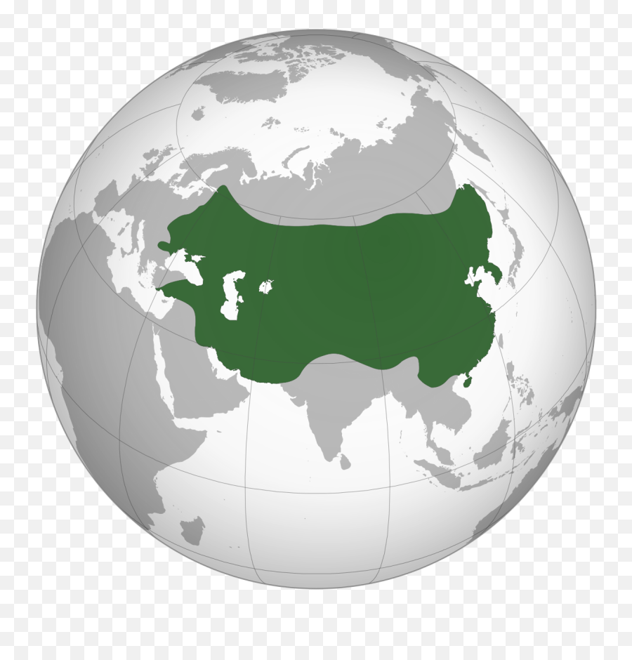 Impero Mongolo - Wikipedia Globe Asia Map Vector Emoji,Jesus High Fove Emoji