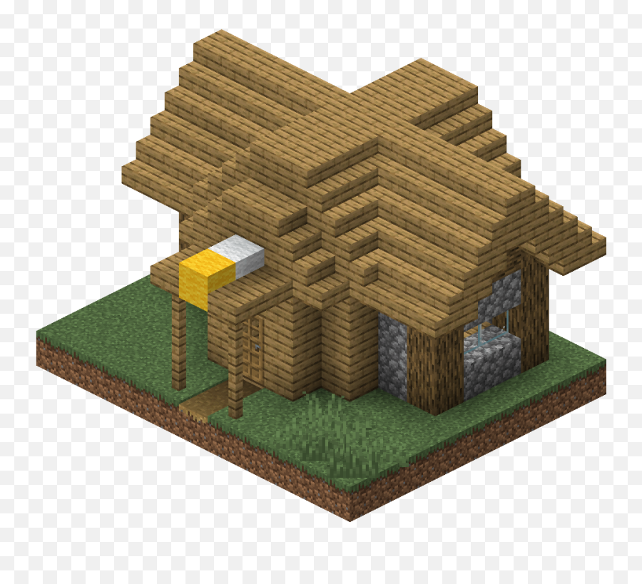 Minecraft Houses Png Minecraft House - Villager House Minecraft Emoji,Which Animation Turns Off Villager Emotion In Minecraft