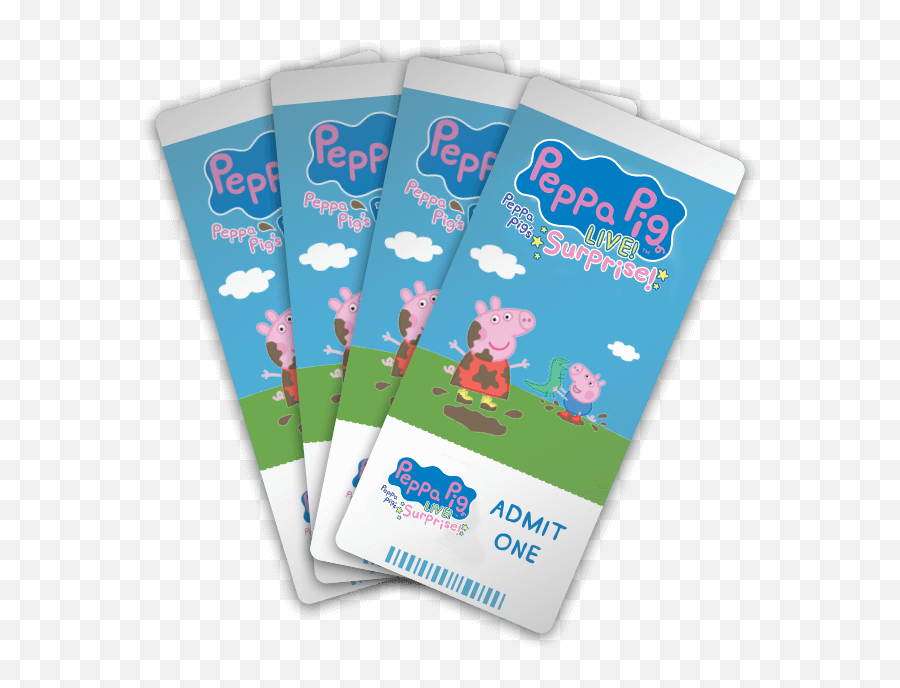 Peppa Pig Tickets - Peppa Pig Tickets Emoji,Pig Emoticon Full Text