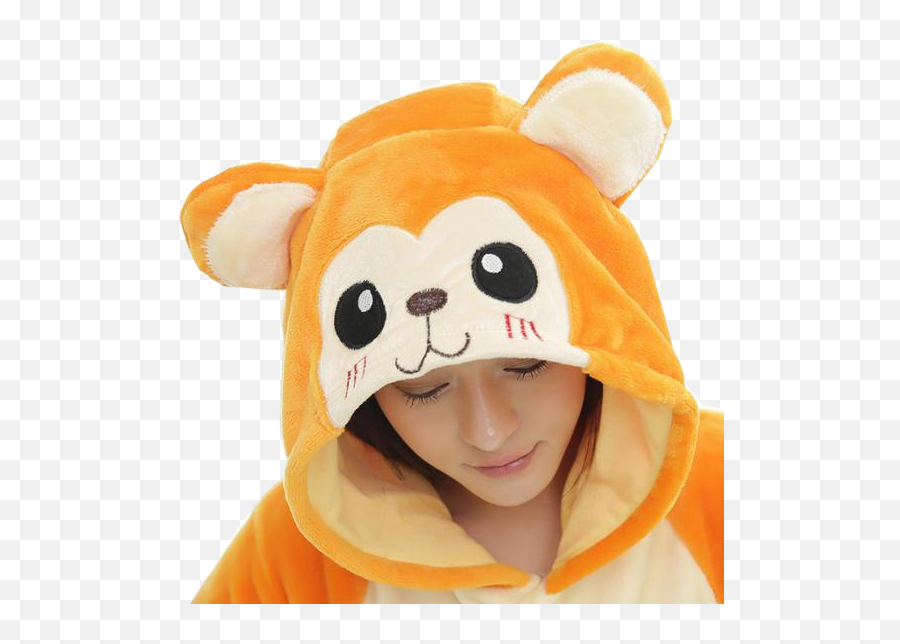 Orange Monkey Onesies Kigurumi Co Emoji,Monkeys Emotion
