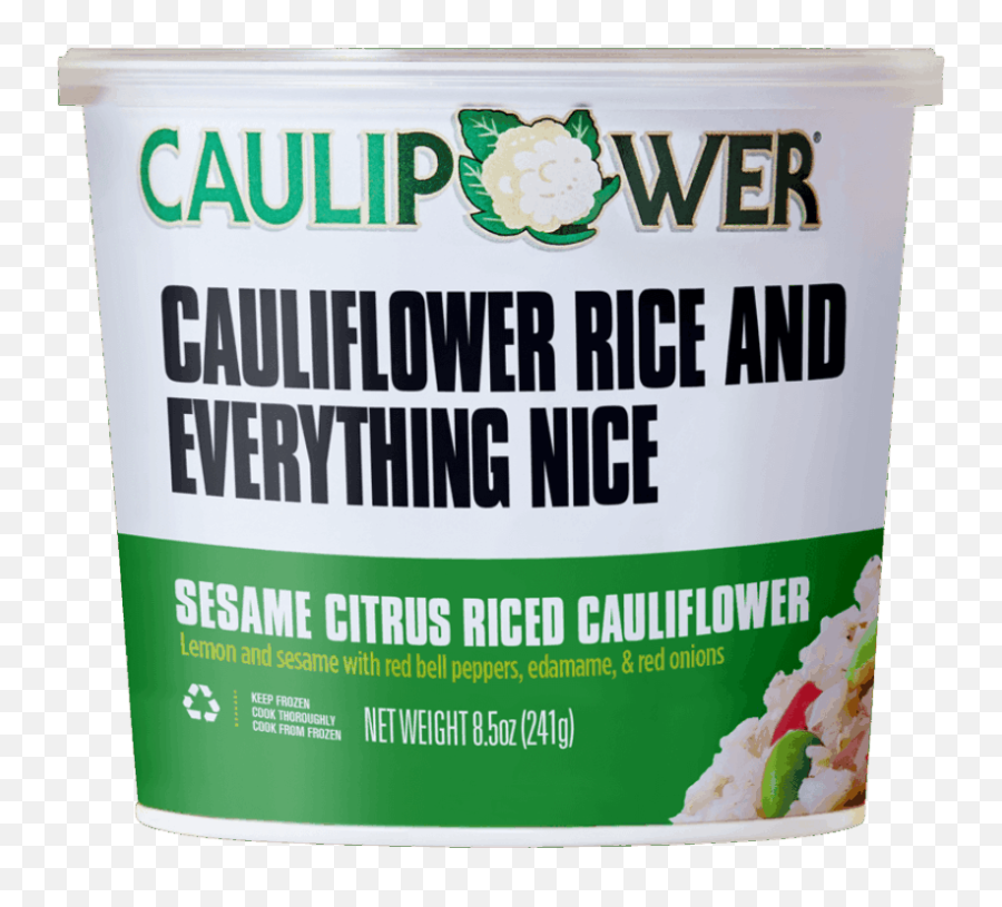 Sesame Citrus Cauliflower Riced Keto U0026 Gluten - Free Household Supply Emoji,Emojis For Stirring A Bowl