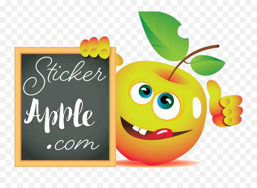 Sticker Apple Sticker Apple - Letreros De Jugo De Naranja Emoji,Republican Emoticon