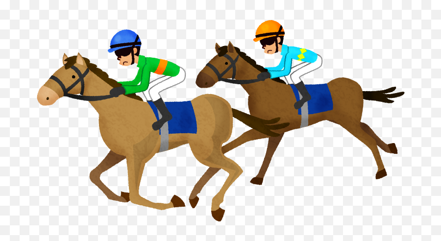 Horse Racing Free Clipart Illustrations - Japaclip Halter Emoji,Riding On A Horse Emoji