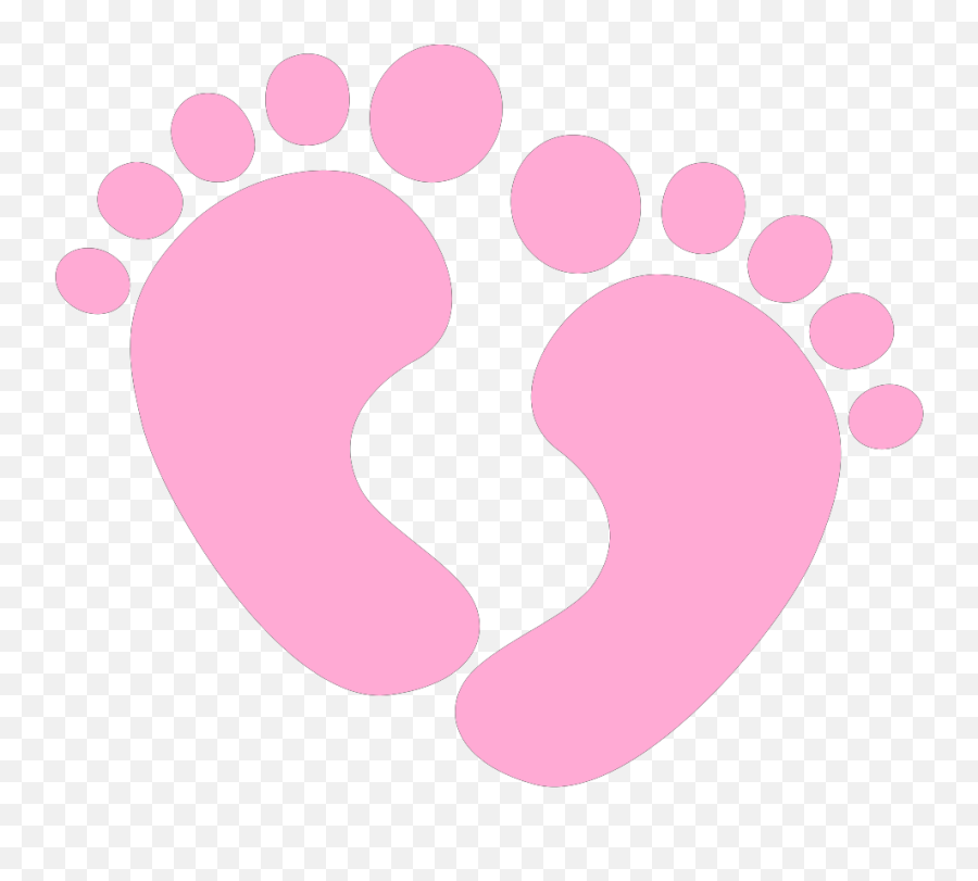 Baby Feet Clipart Svg - Pink Baby Feet Clip Art Emoji,Baby Feet Emoji