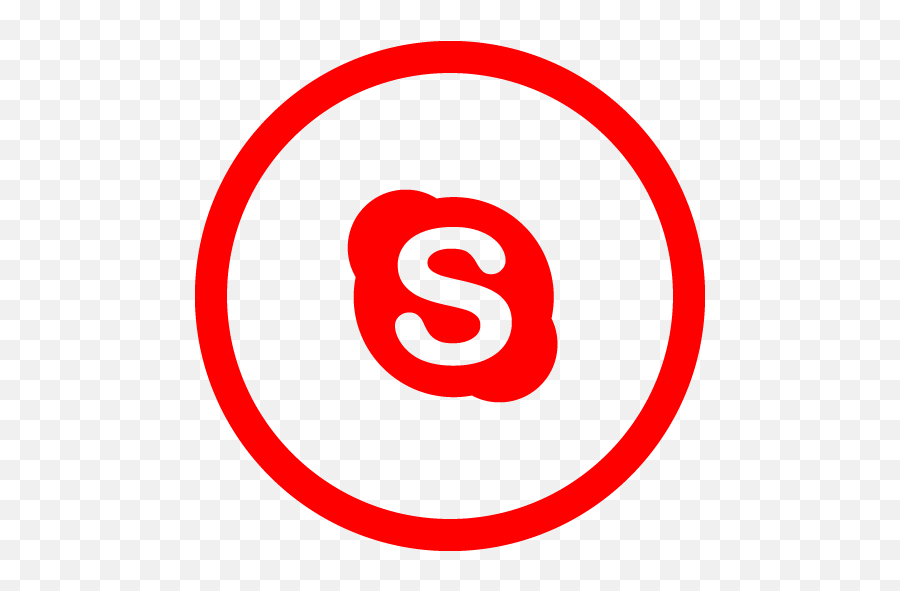 Icon Skype - Social Media Red Icon Emoji,Skype Turkey Emoticon