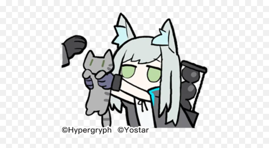 Arknight Sticker Pack - Derpy Theresa Arknights Emoji,Azur Lane Pixel Emojis