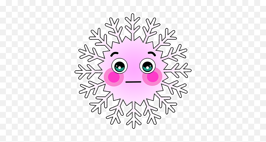 Ted Snowflake - Dot Emoji,Emojis For Snowflakes