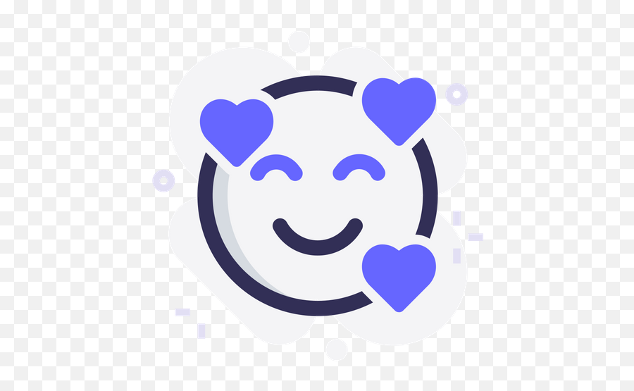 In Love Emoji Icon Of Colored Outline - Happy,Amazed Emoticons