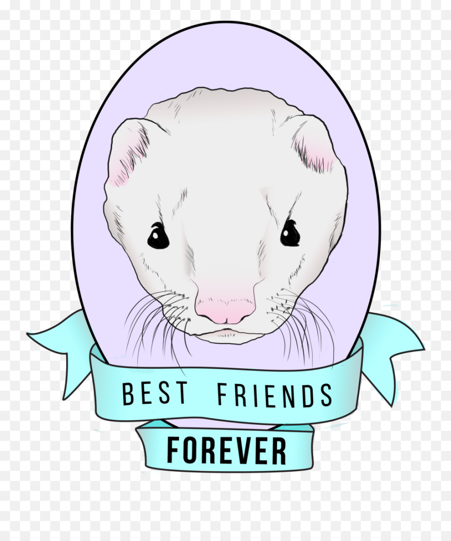 Illustration Gaby Mcmullan - Ferret Emoji,Weasel Emoji