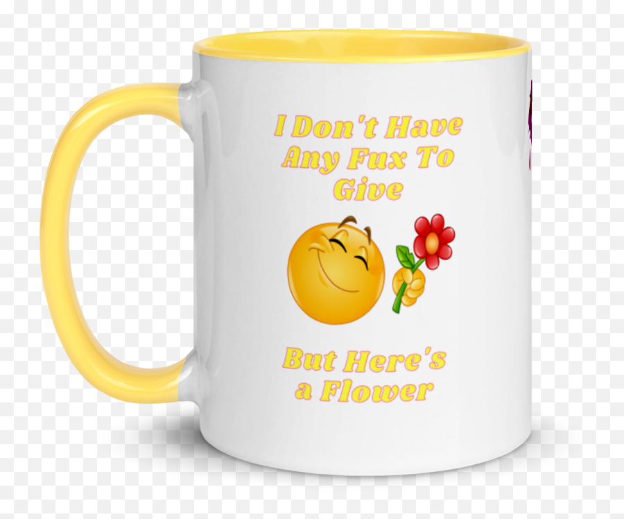 I Donu0027t Have Any Fux To Give 11 Oz Ceramic Coffee Mug U2013 Wisekrax Emoji,Foodmorning Emoticons
