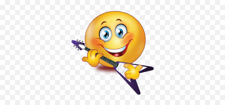 Musician Guitar Emoji - Musician Emoji,Personal Emoticon