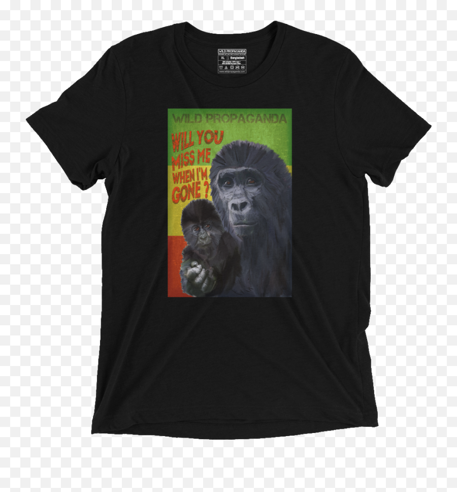 Wild Propaganda Spreading Art And Truth - Tshirts Posters Emoji,Gorillas Emotions