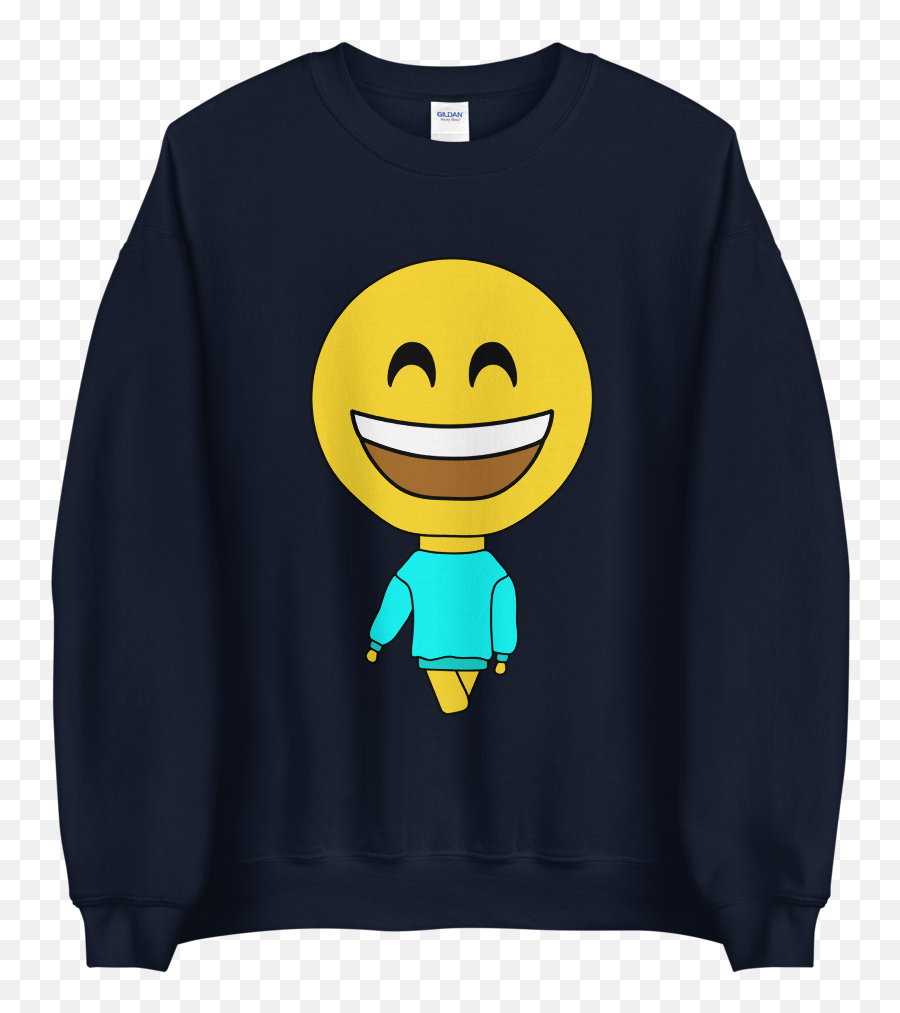 Big Smile Emoji Sweatshirt Rootsalute,Smilee Emoji