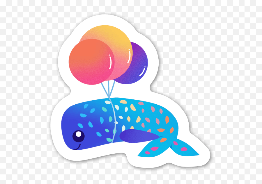 Die Cut Whale U2013 Stickerapp Shop Emoji,Ned Emoji