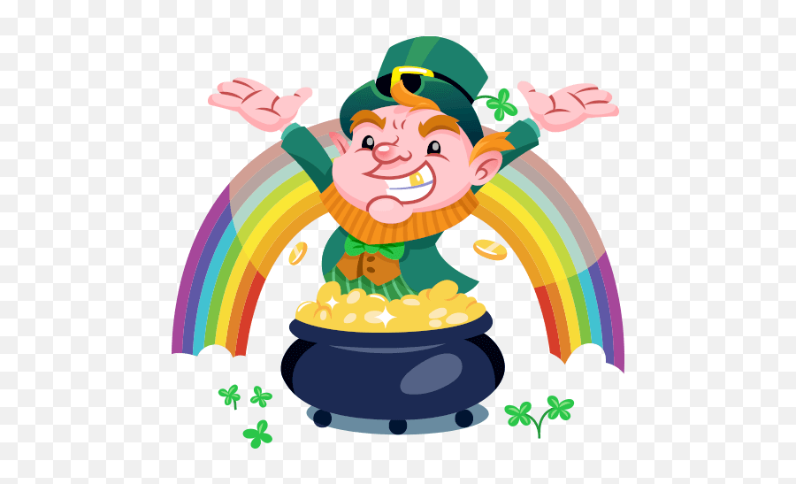 Saint Patricku0027s Day Stickers On Kik - Leprechaun Emoji,St Patrick's Day Emoji