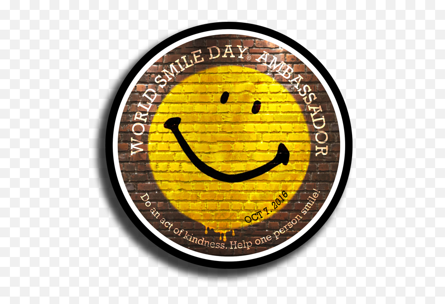 Hereby Drafted Into The World Smile Day - 1 October World Smile Day Emoji,Help Emoticon