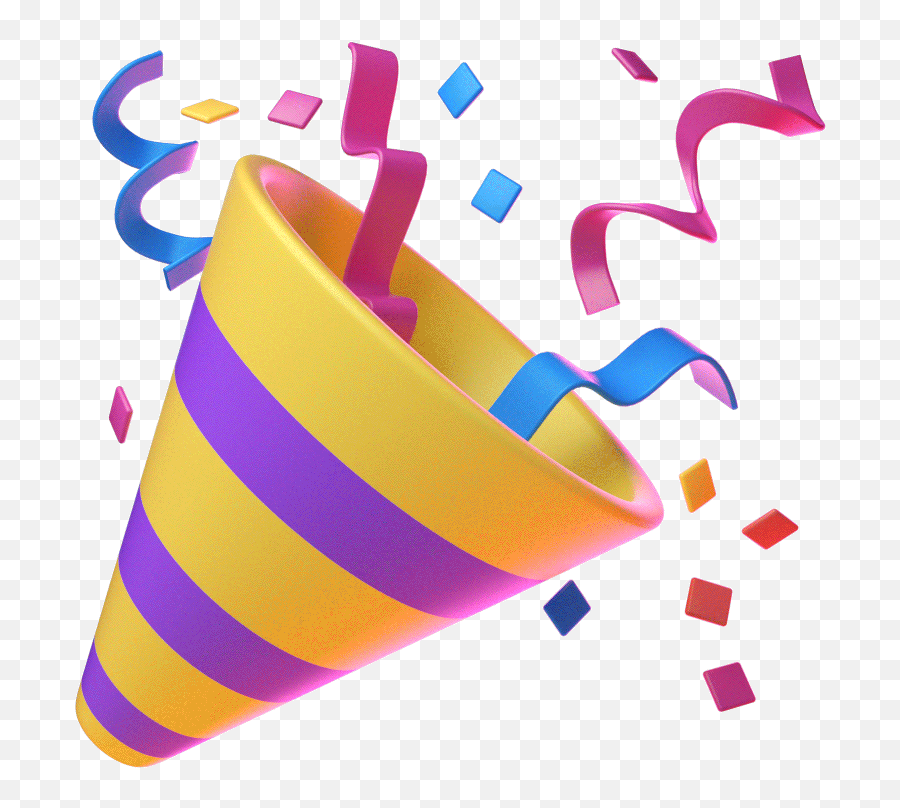 Party Popper Emoji Gif Page 1 - Line17qqcom Celebrate Emoji,Pleading Emoji