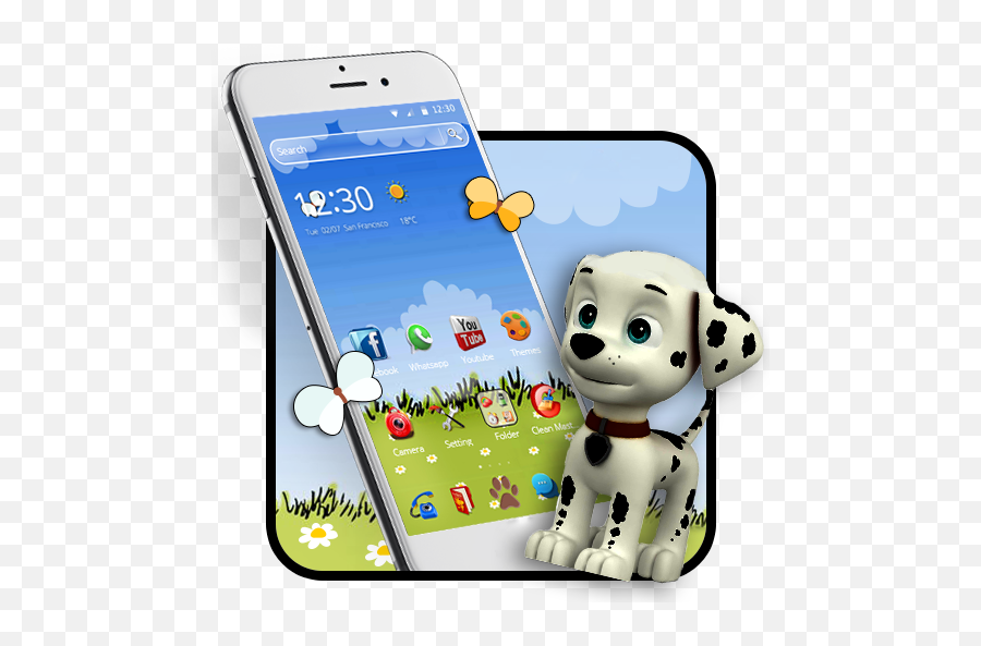 Adorable Animated Puppy Theme U2013 Aplicaii Pe Google Play - Iphone Emoji,Dalmatian Emoji