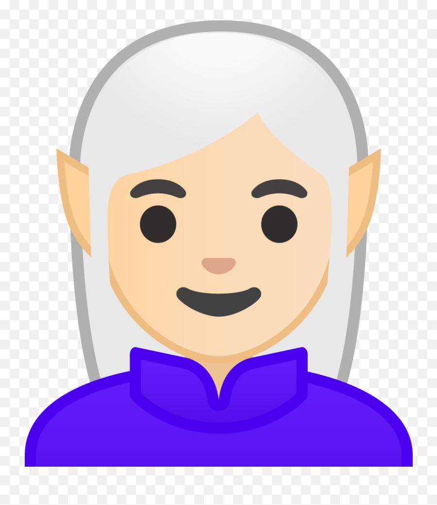 Woman Elf Light Skin Tone Free Icon Of Noto Emoji People - Happy,Woman Facepalming Emoji